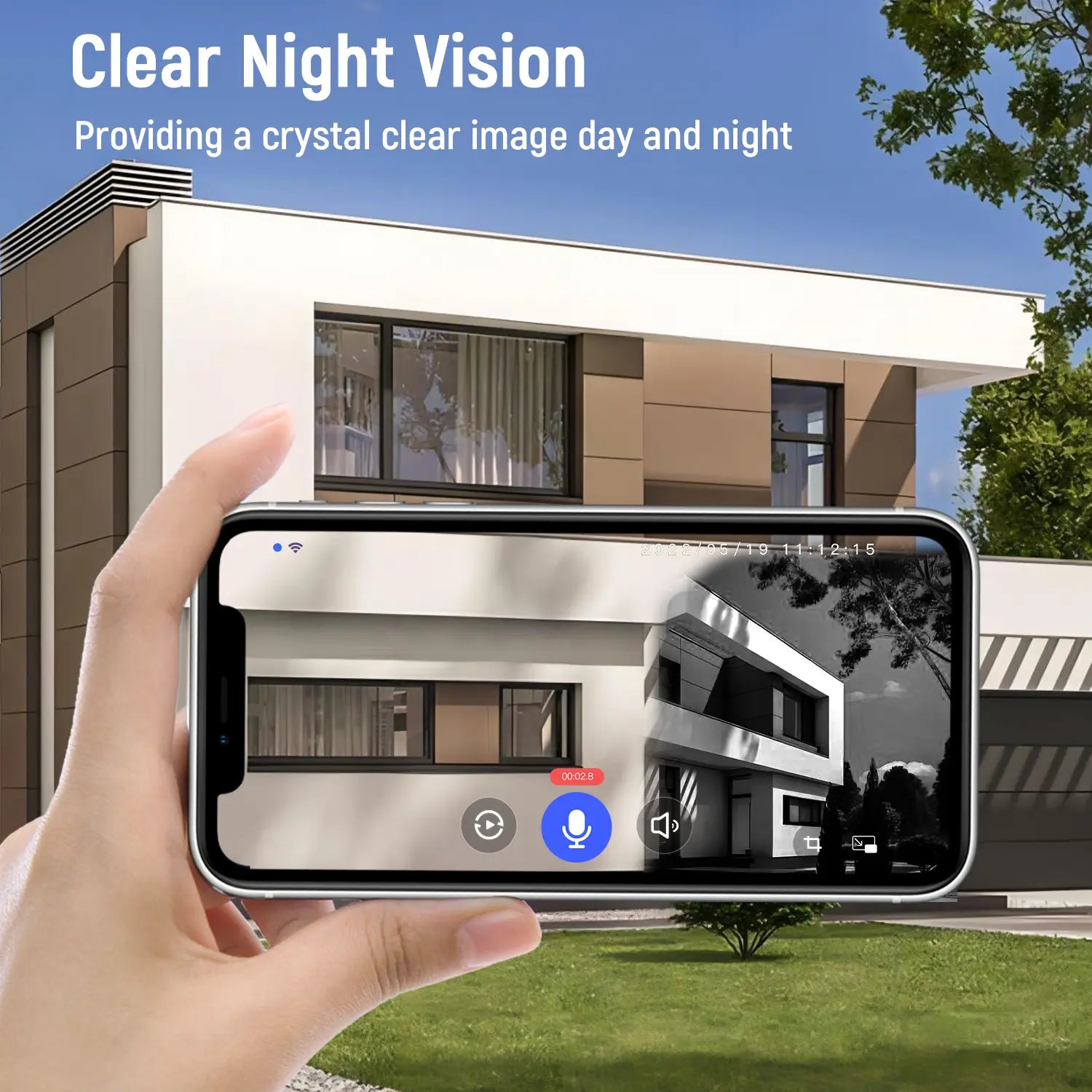 Freshora SmartGuard Door Camera™ – HD Wireless Security with Motion Detection