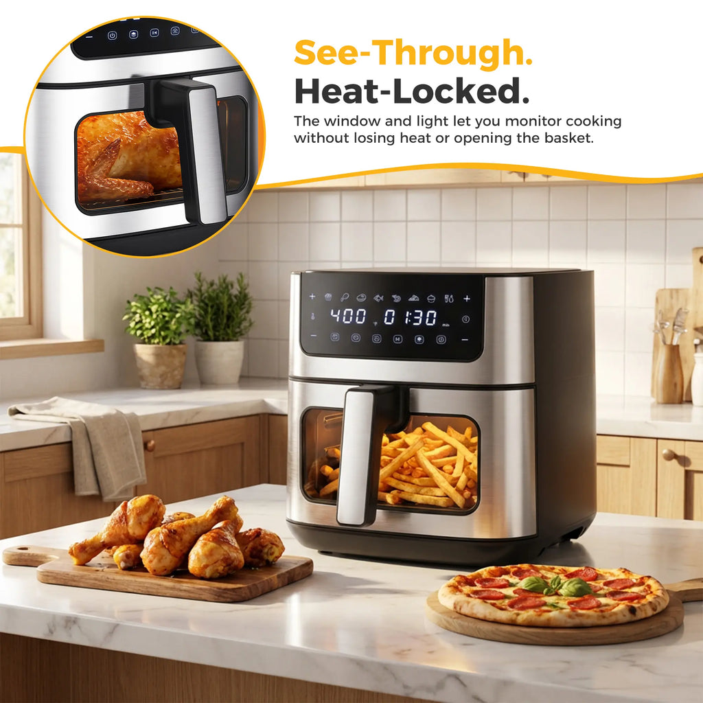 Freshora SmartAir Fryer™ – 6.3QT Digital Air Fryer with Window