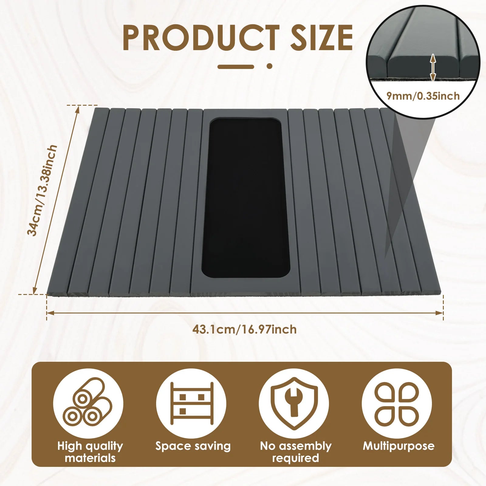 Sofa Arm Tray – No-Spill Couch Organizer