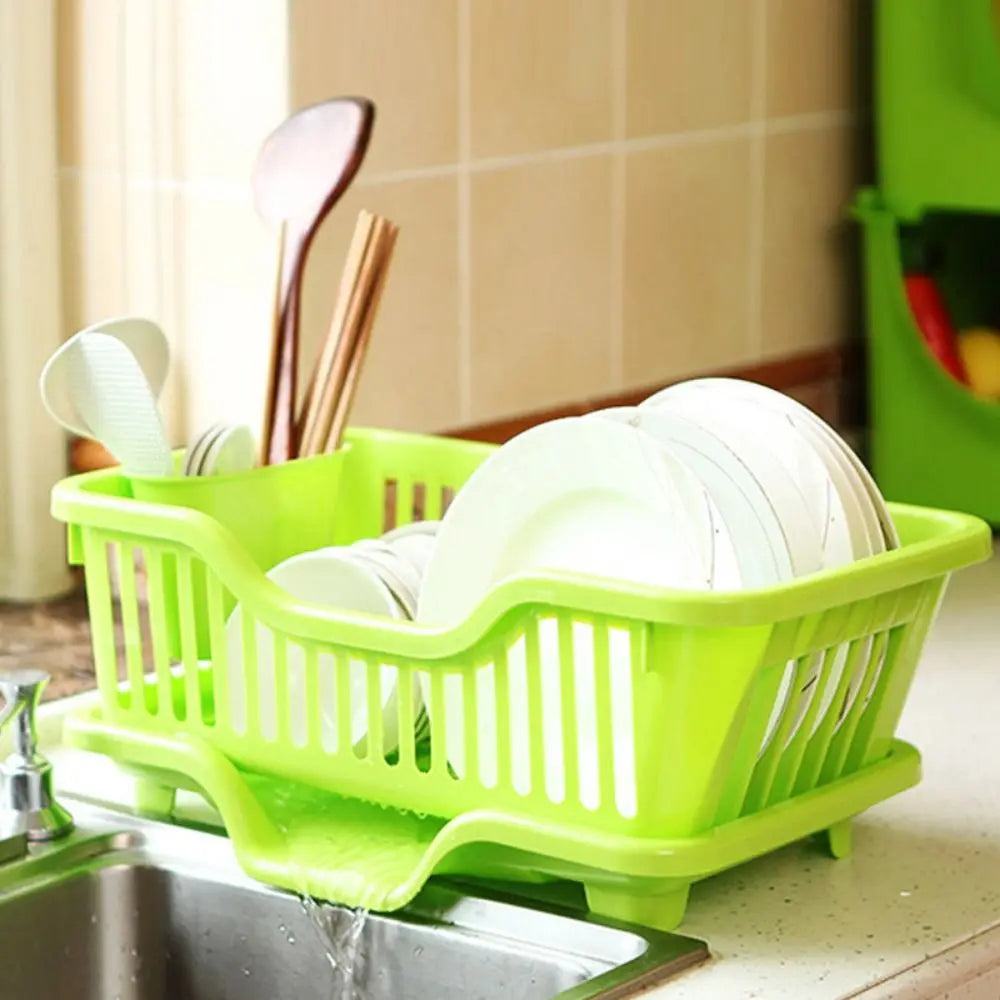 Compact Dish Drying Rack (Space-Saving Design)