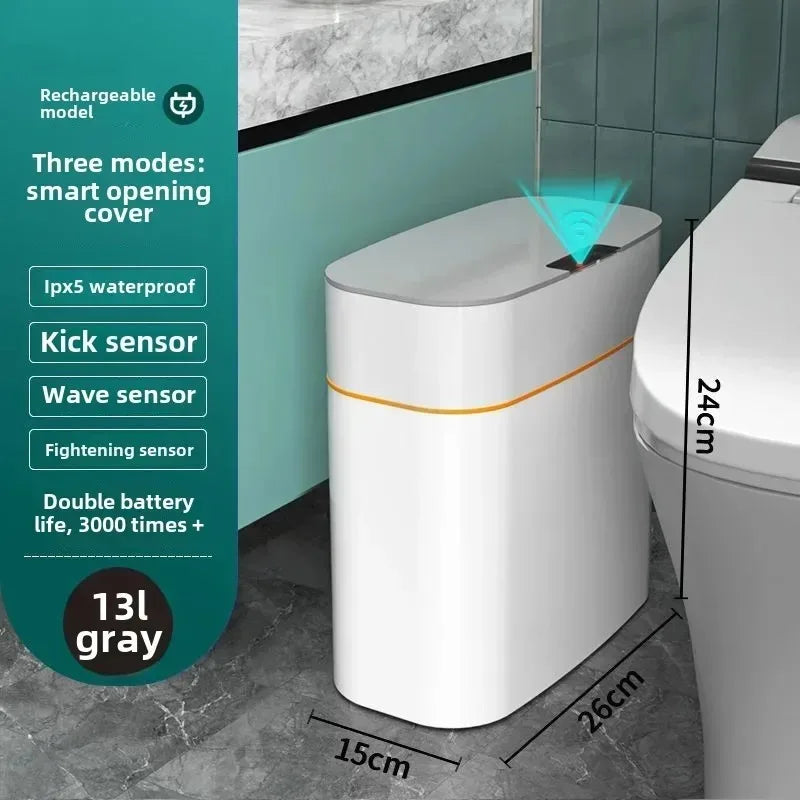 Touchless Smart Trash Can – Modern Home Edition