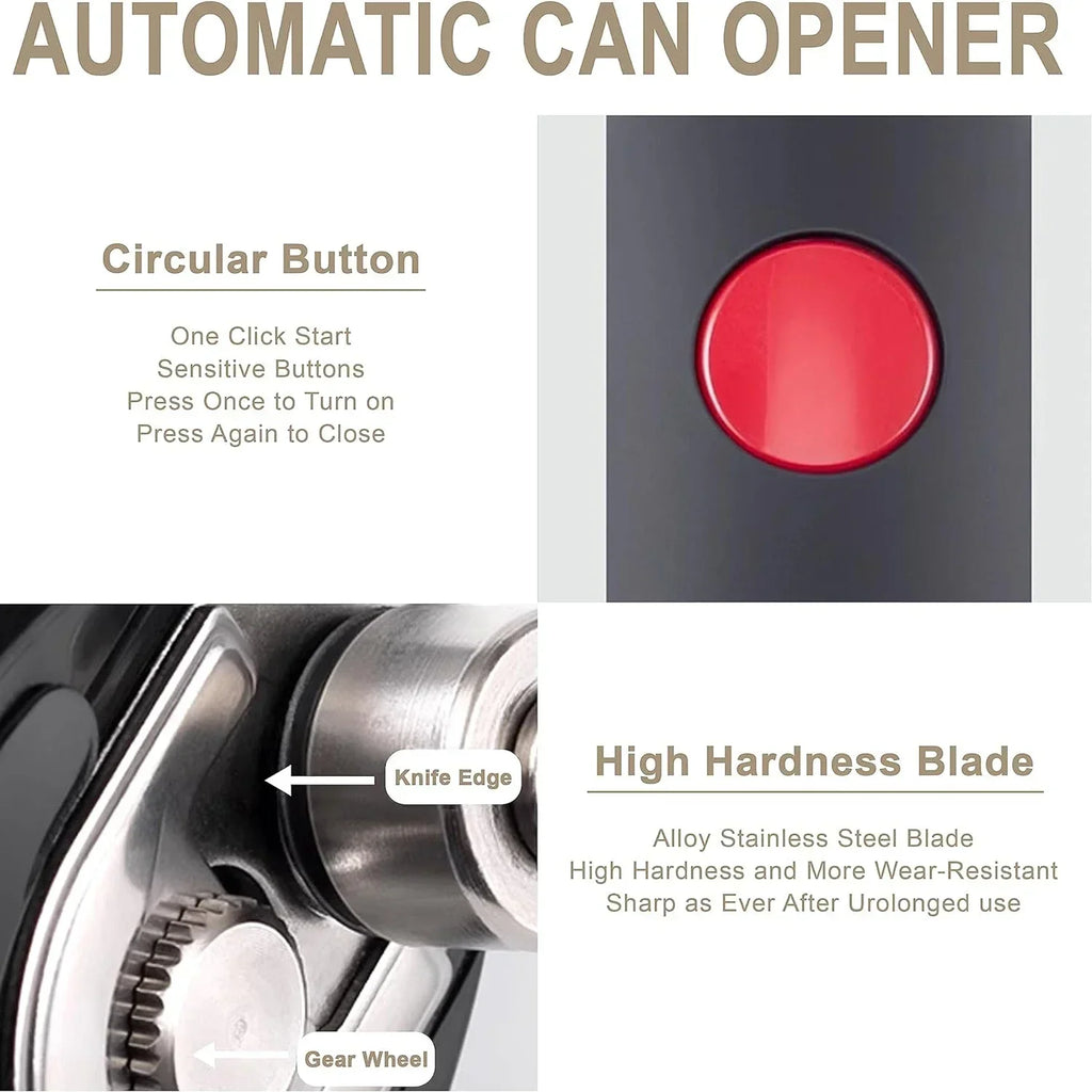 Freshora One-Touch Electric Can Opener – Hands-Free Kitchen Essential