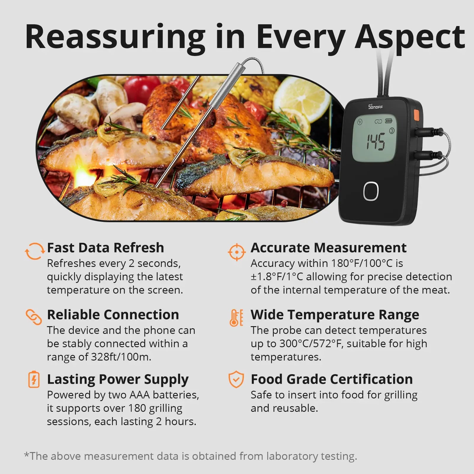 Freshora Smart Meat Thermometer – Precision Cooking Made Easy