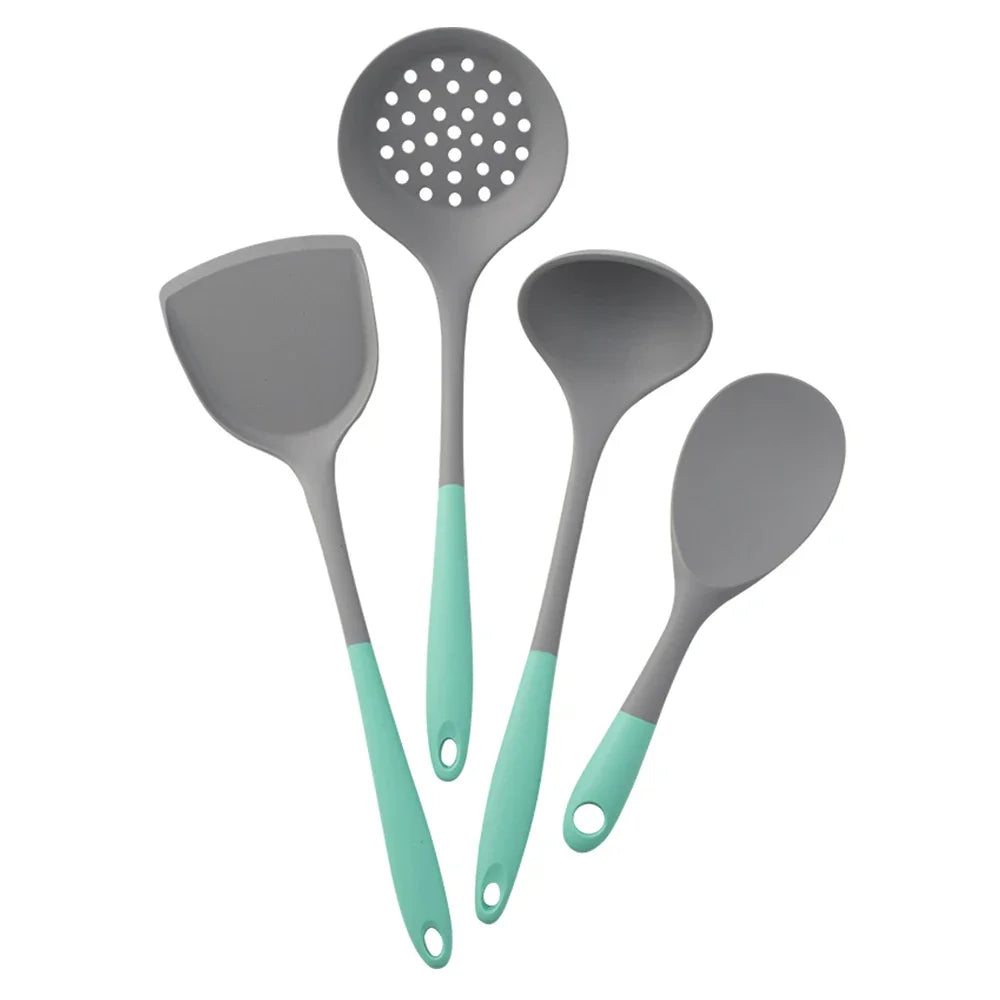Freshora Silicone Kitchen Utensil Set – 4-Piece Non-Stick Essentials