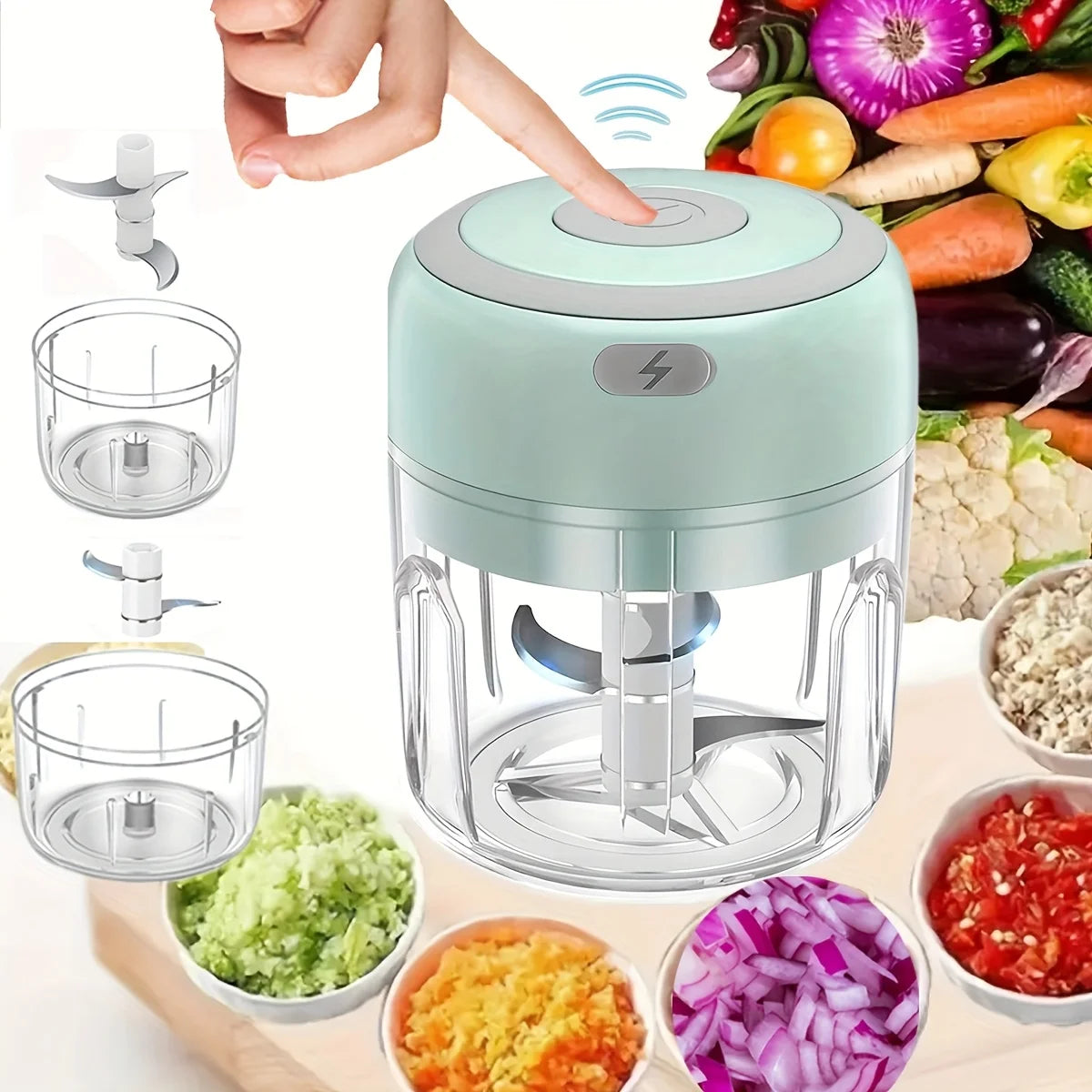 Freshora Mini Chop Pro – Portable Food Processor