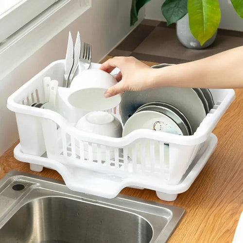 Compact Dish Drying Rack (Space-Saving Design)