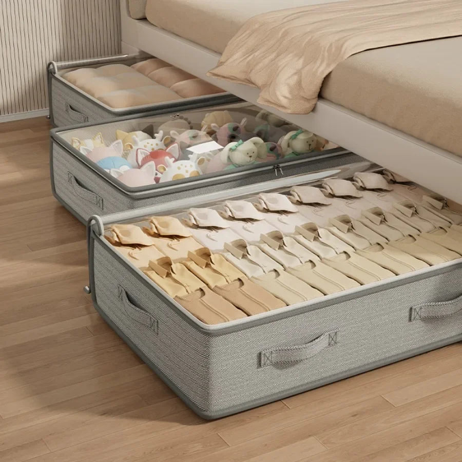 Foldable Under-Bed Storage Organizer