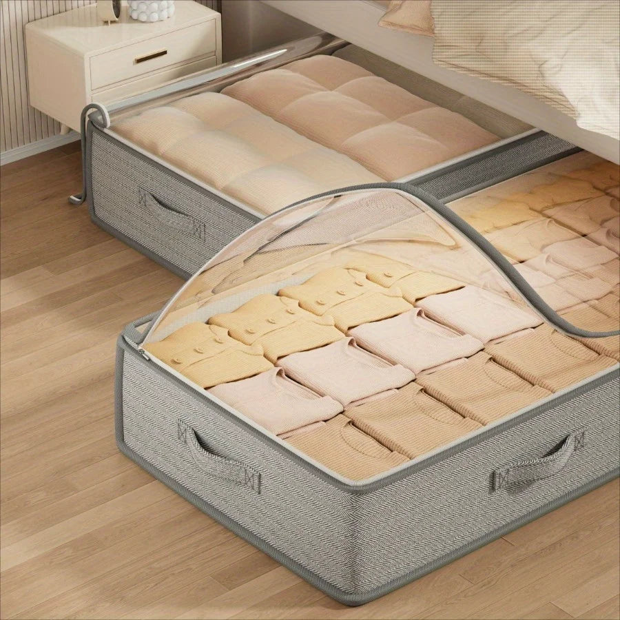 Foldable Under-Bed Storage Organizer