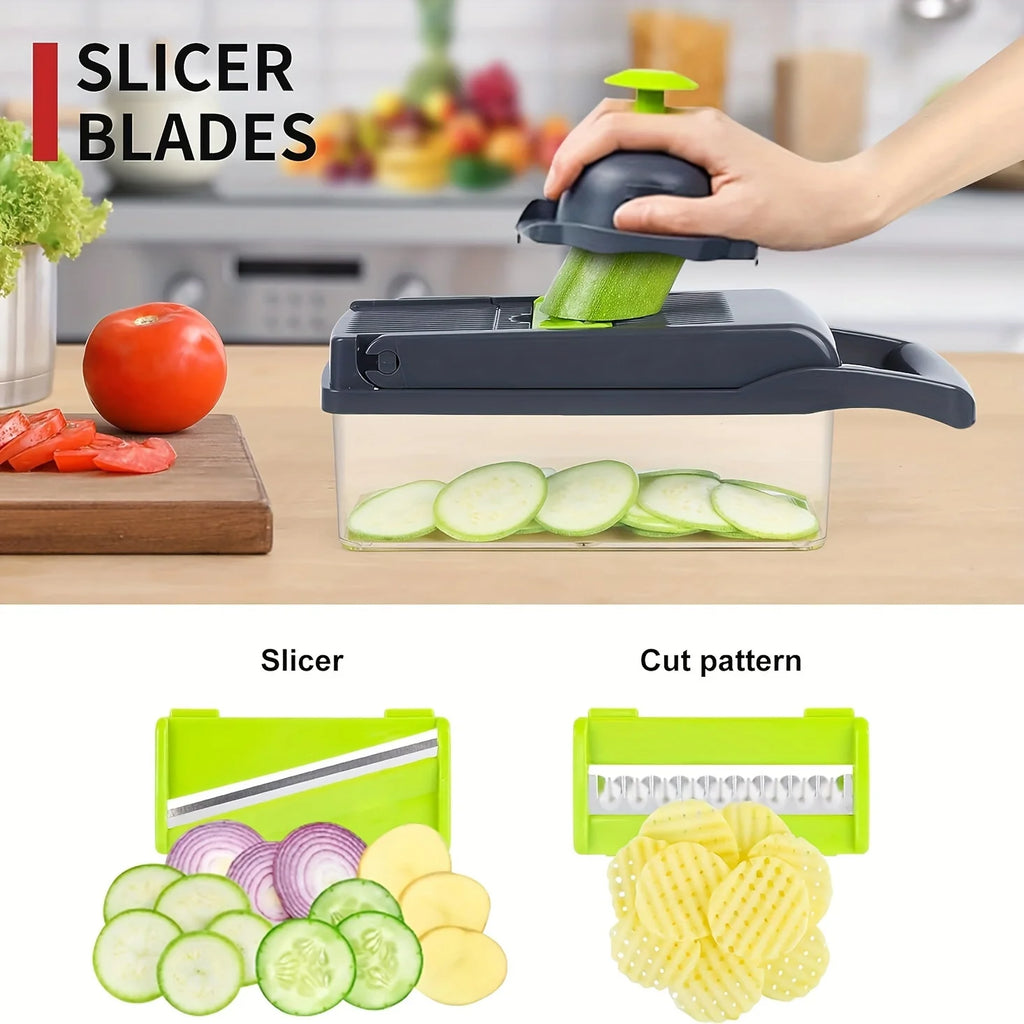 Freshora PrepMaster Pro – 16-in-1 Vegetable Chopper
