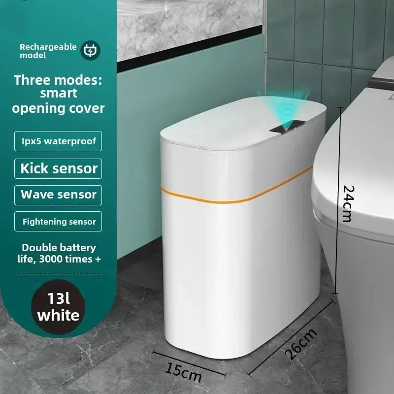 Touchless Smart Trash Can – Modern Home Edition