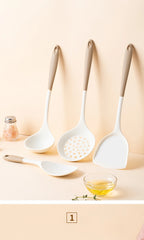 Freshora Silicone Kitchen Utensil Set – 4-Piece Non-Stick Essentials