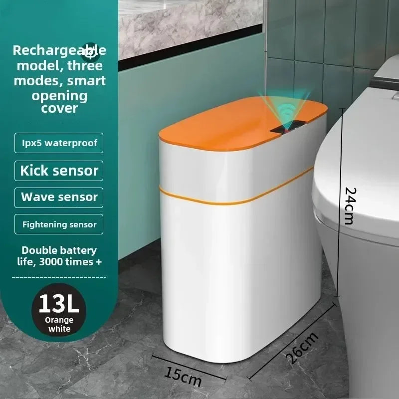 Touchless Smart Trash Can – Modern Home Edition