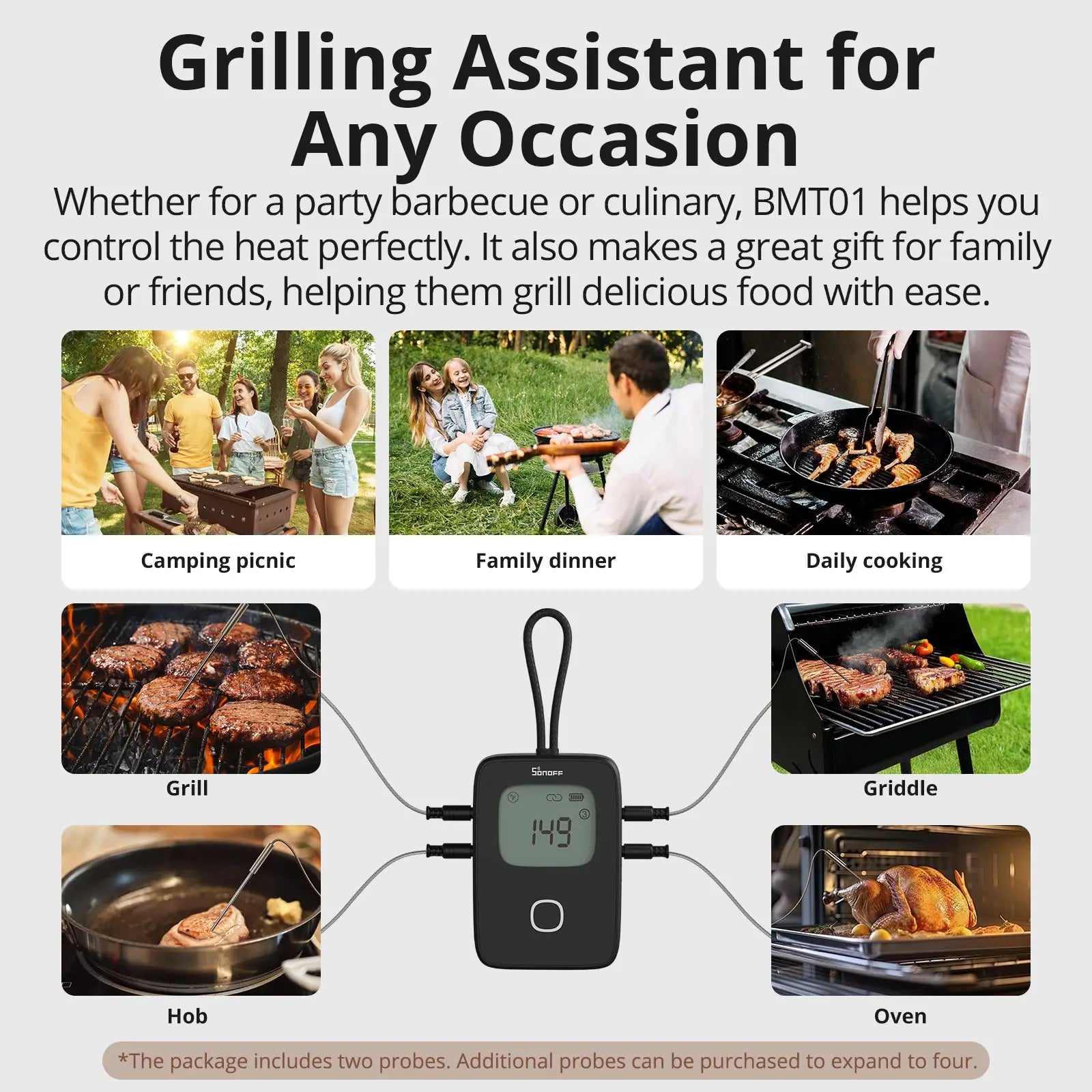 Freshora Smart Meat Thermometer – Precision Cooking Made Easy