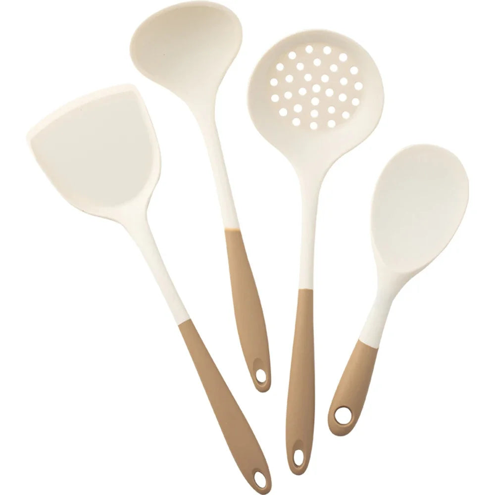 Freshora Silicone Kitchen Utensil Set – 4-Piece Non-Stick Essentials