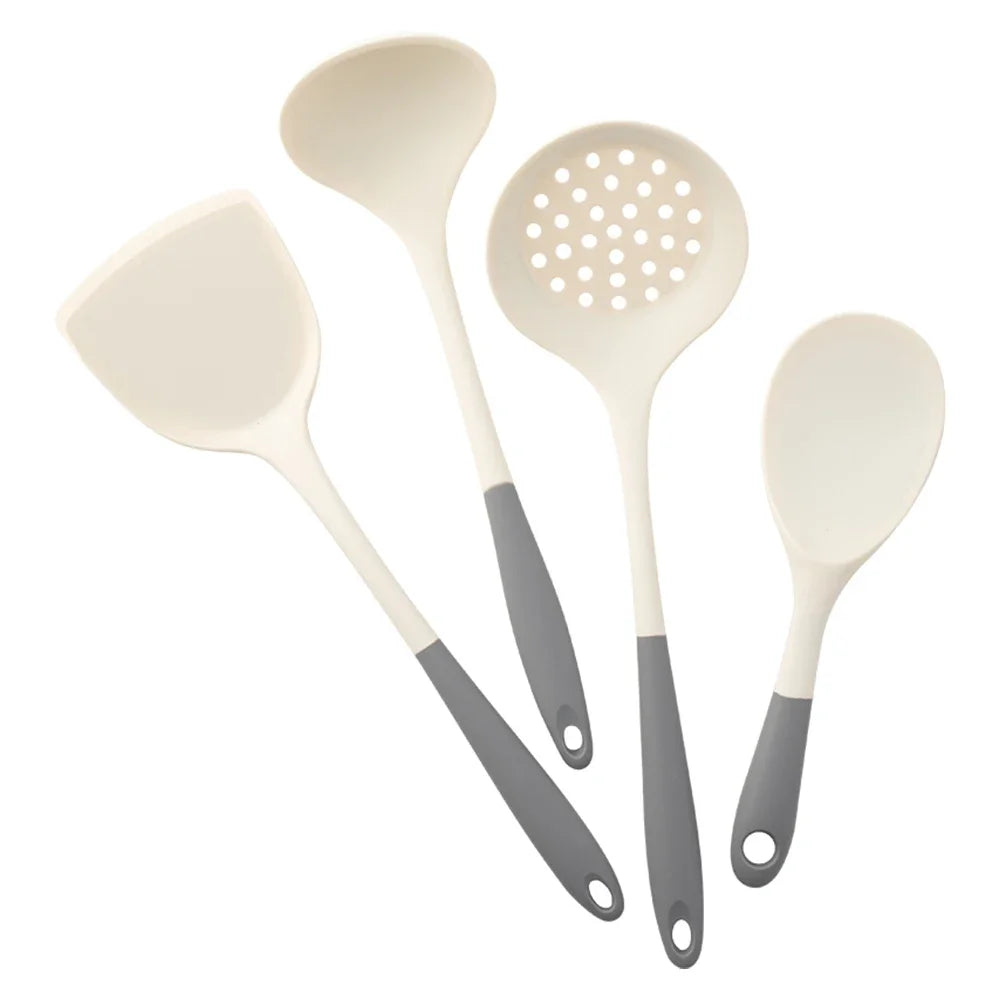 Freshora Silicone Kitchen Utensil Set – 4-Piece Non-Stick Essentials