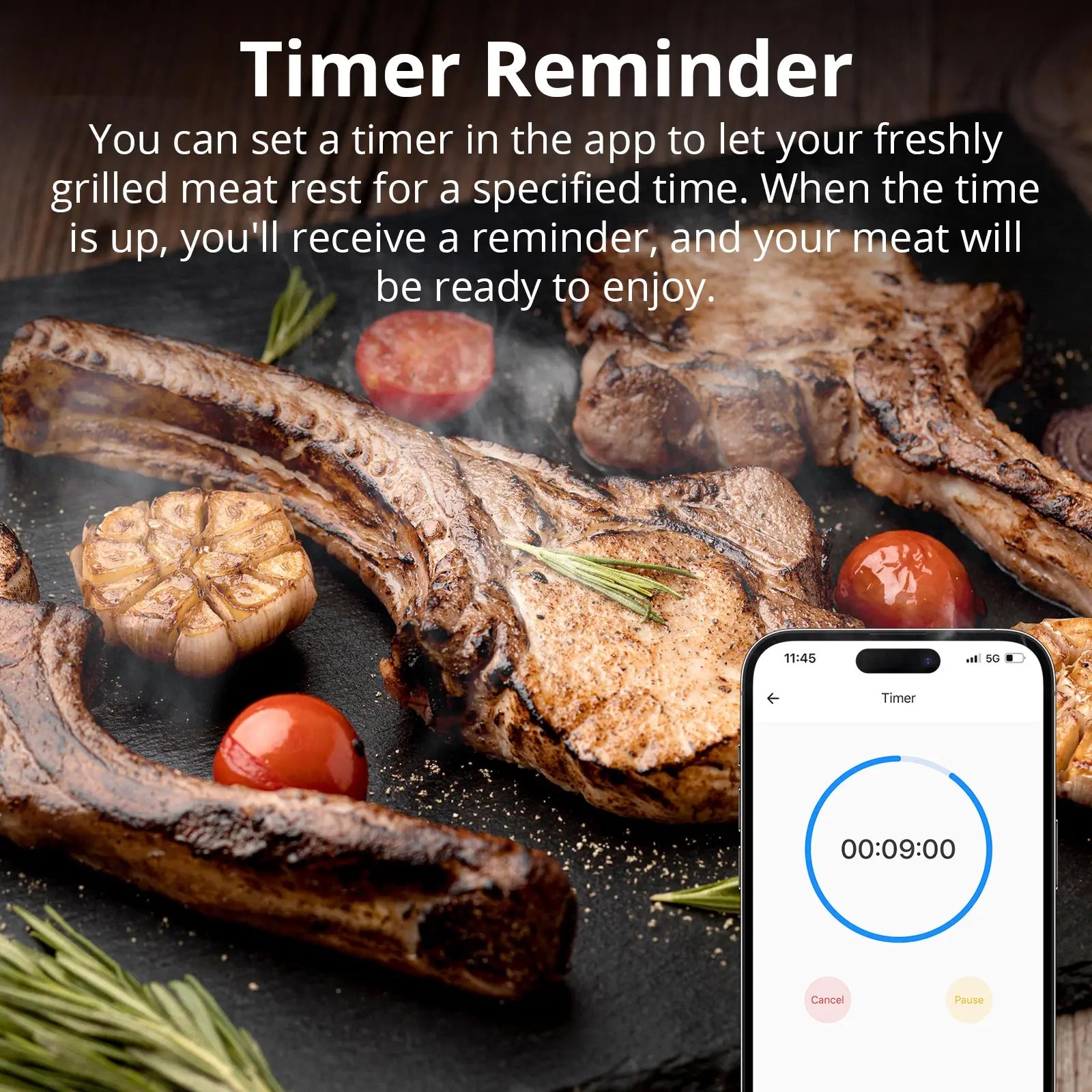 Freshora Smart Meat Thermometer – Precision Cooking Made Easy