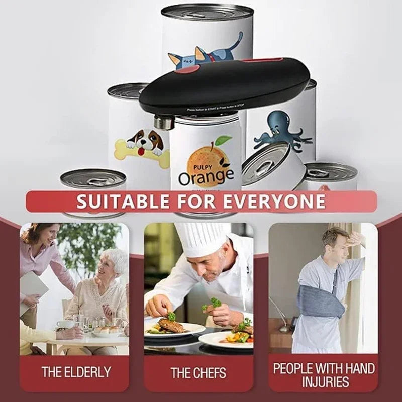 Freshora One-Touch Electric Can Opener – Hands-Free Kitchen Essential
