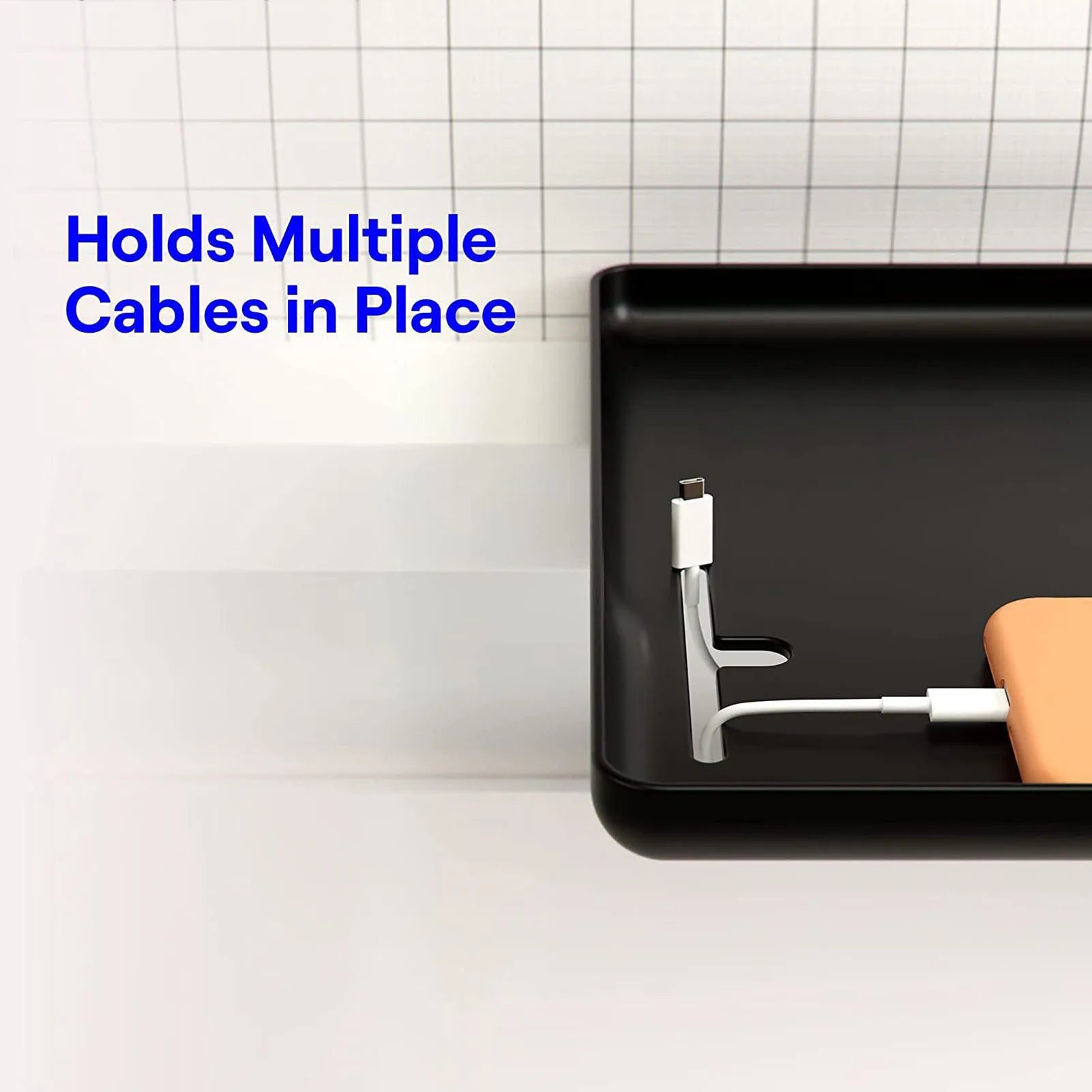 Clip-On Bedside Shelf – Easy Storage & Cable Organizer