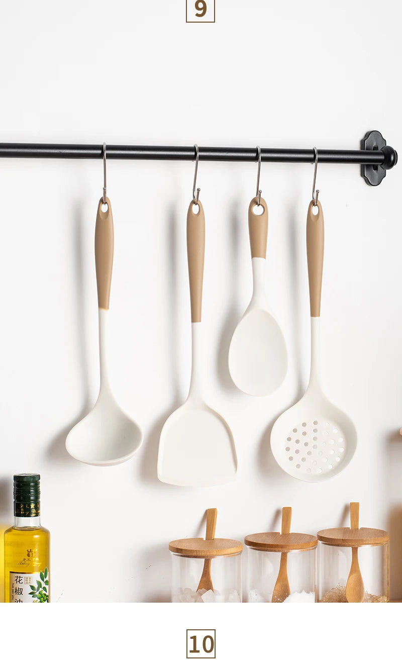 Freshora Silicone Kitchen Utensil Set – 4-Piece Non-Stick Essentials