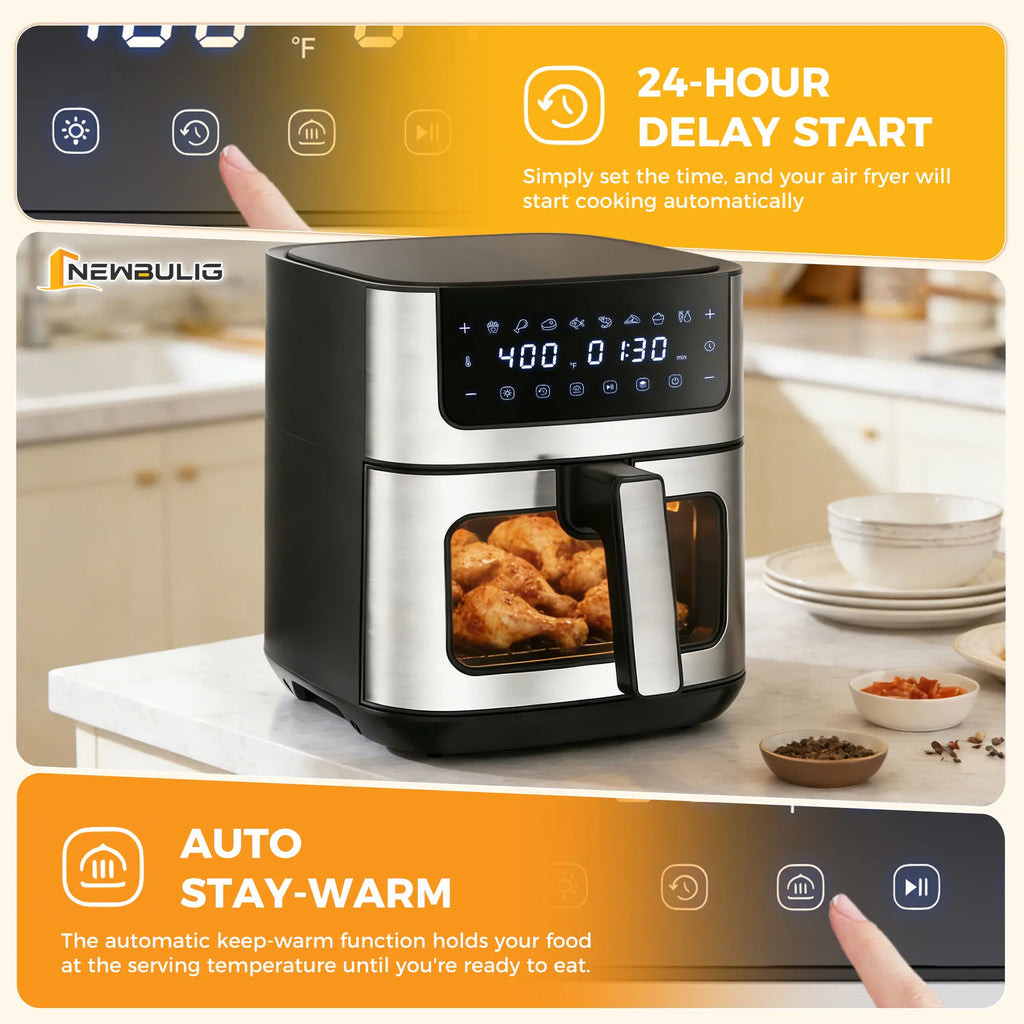 Freshora SmartAir Fryer™ – 6.3QT Digital Air Fryer with Window